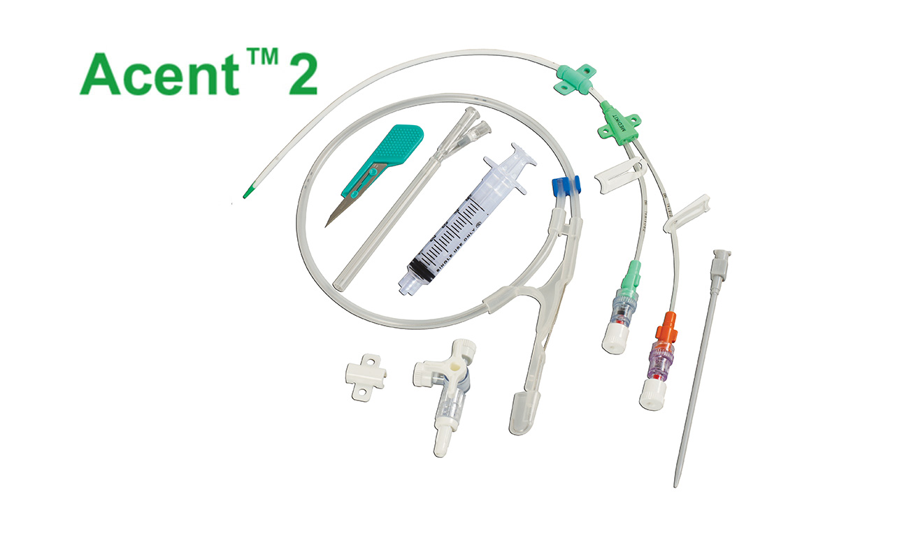 Double Lumen Central Venous Catheter Set (Seldinger technique)