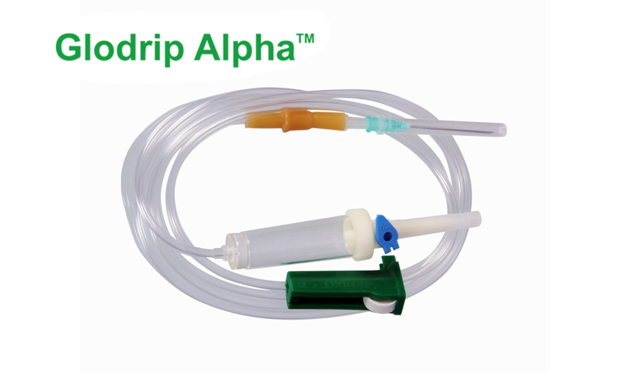 Disposable Infusion set with build Bacteria Barrier Air vent